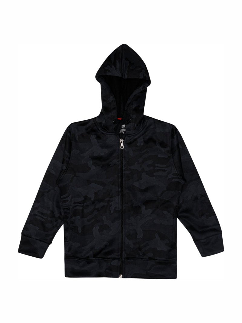 Bodycare Boys Full Sleeves Hooded Printed Jacket