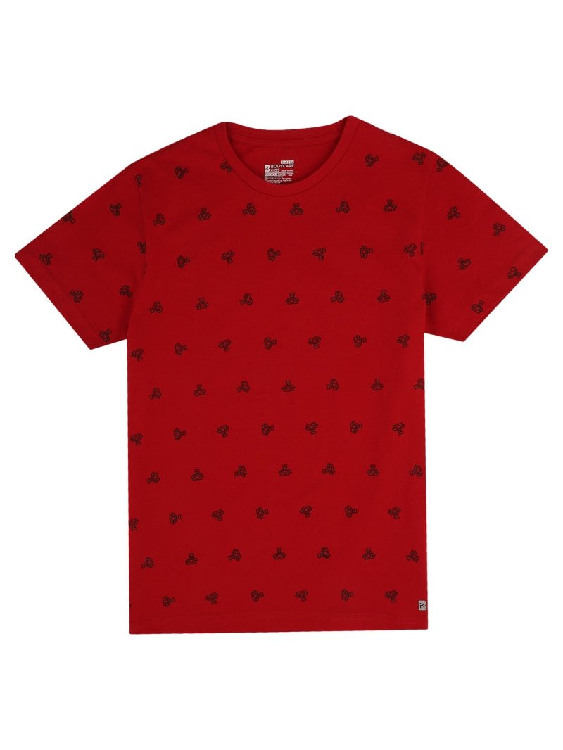 Bodycare Boys Antiviral Printed T-Shirt