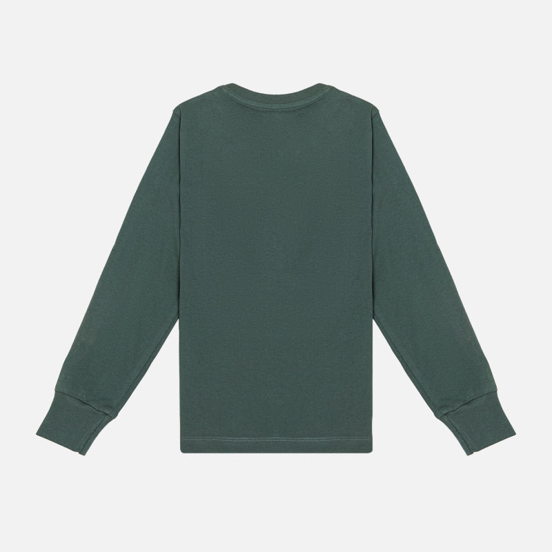 Bodycare Boys Round Neck Full Sleeves Tshirt - Sea Green
