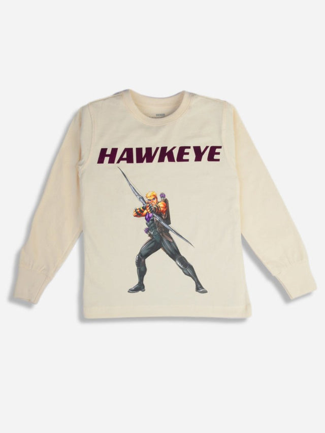 Boys Cotton Printed T-Shirt with Round Neck Full Sleeves for Casual Wear, Layering and Everyday Comfort