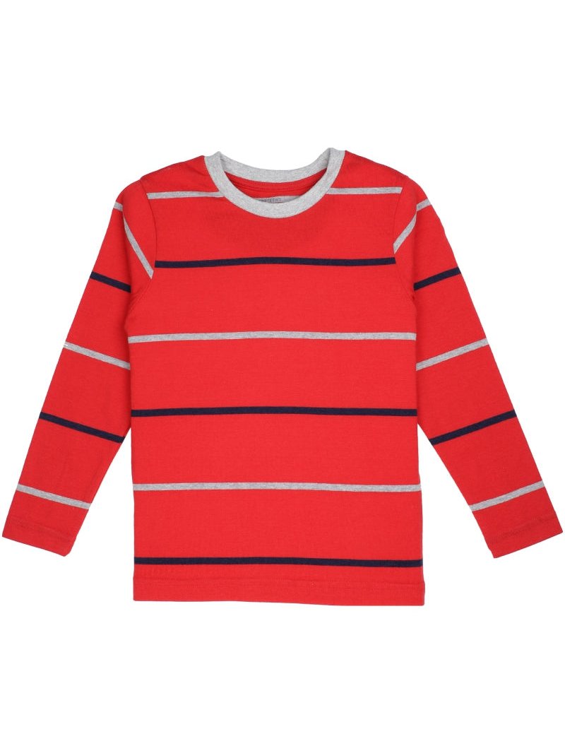 Bodycare Boys Tshirt Striped Round Neck Full Sleeves
