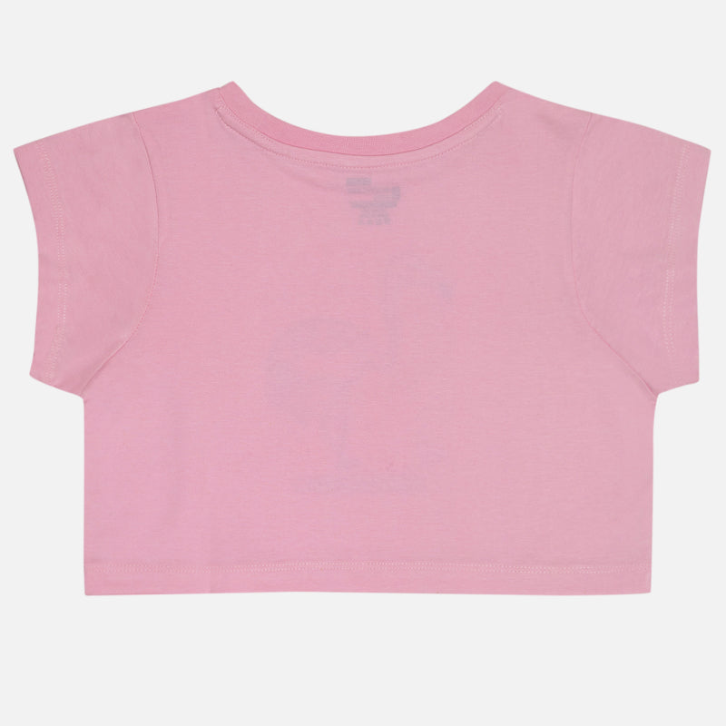 Bodycare Girls Tshirt Round Neck half Sleeves - Soft Pink