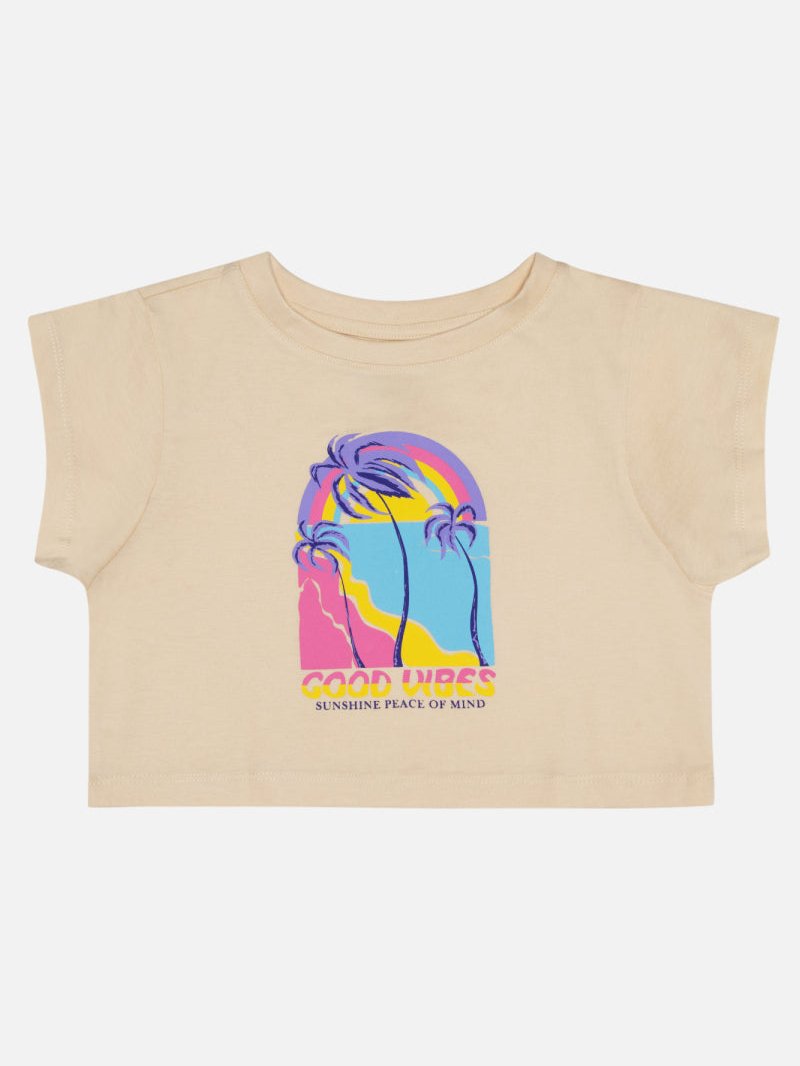 Girls T-Shirt with Round Neck Half Sleeves and Soft Fabric for Active Play, Casual Wear and Regular Comfort