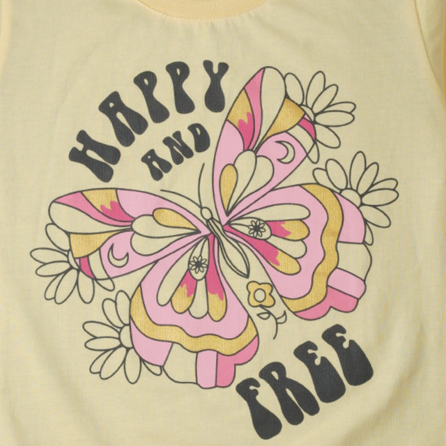 Girls Cotton Printed Round Neck T-Shirt with Full Sleeves for Casual Wear, Easy Layering and Regular Wardrobe Use