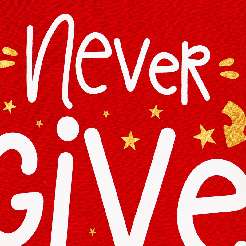 Bodycare Girls Full Sleeves T-Shirt Round Neck - Red