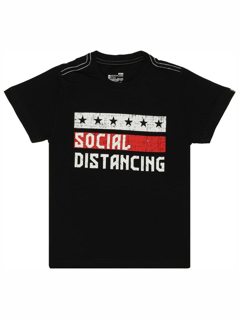 Bodycare Boys Round Neck Half Sleeves Printed Tshirt