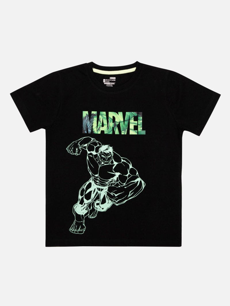 Bodycare Avengers Boys Tshirt Solid - Black