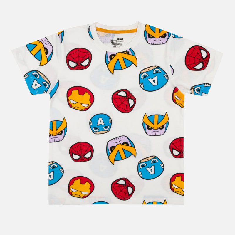 Bodycare Avengers Boys Set - Off White