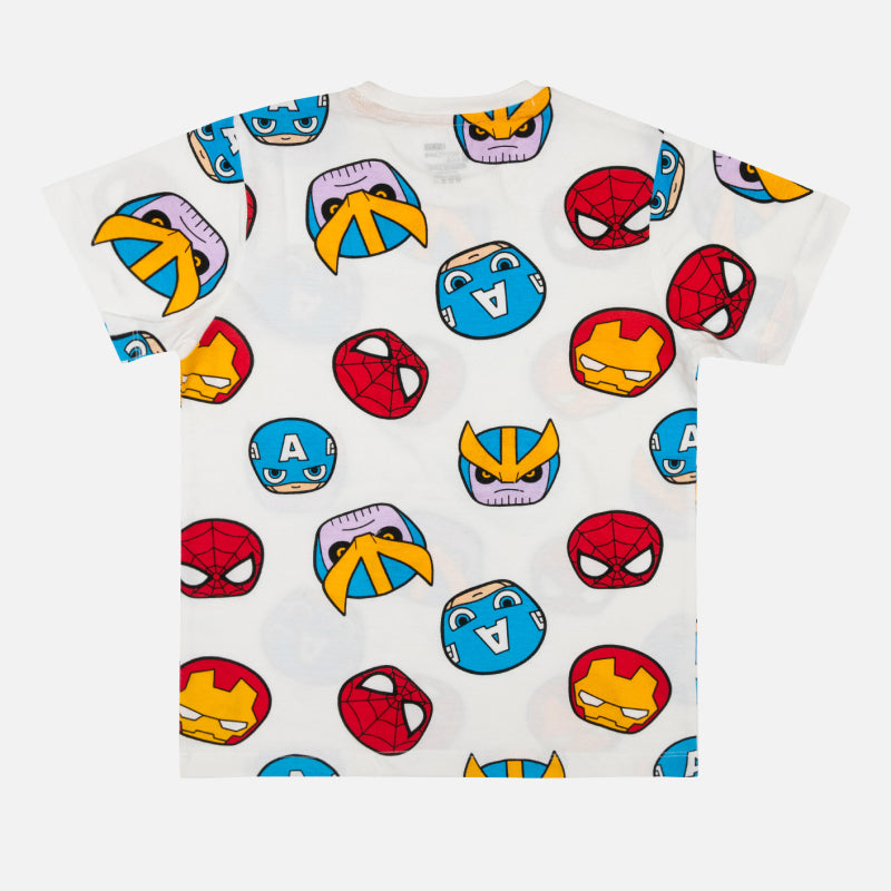 Bodycare Avengers Boys Set - Off White