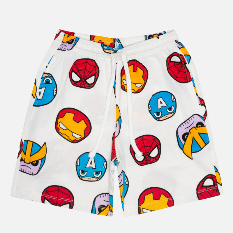 Bodycare Avengers Boys Set - Off White