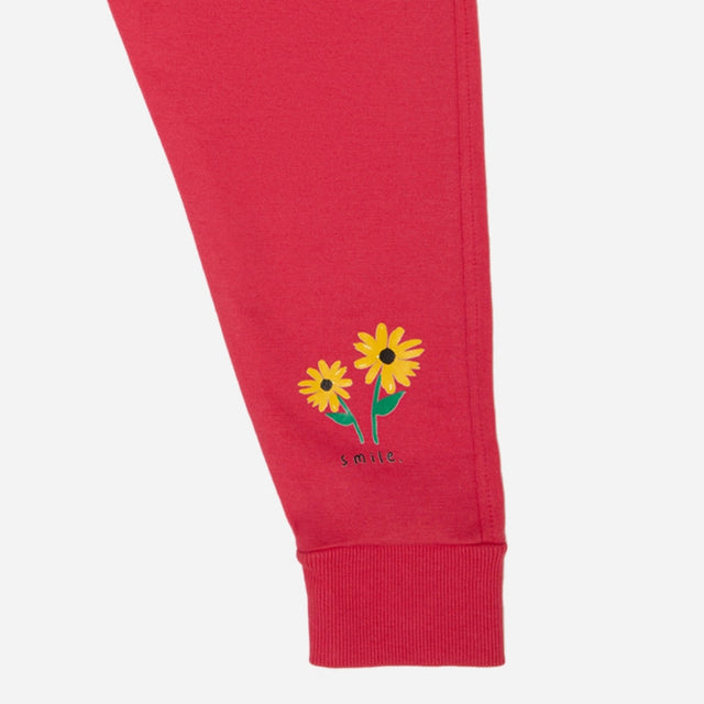 Girls Track Pant with Soft Cotton Blend, Elastic Waistband and Breathable Comfort for Casual Sportswear and Easy Movement