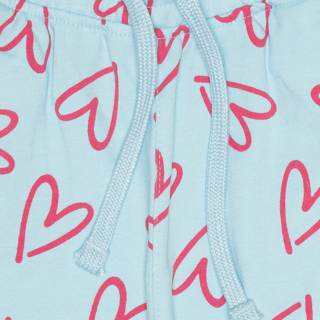 Girls Interlock Track Pant with Printed Regular Fit for Casual Wear, Lounge Comfort and Easy Movement
