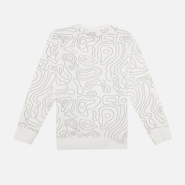 Boys French Terry Printed Sweatshirt with Full Sleeves for Winter Wear, Casual Comfort and Easy Layering - Pack of 1