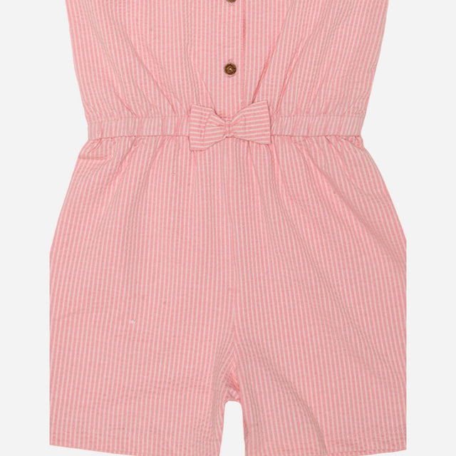 Girls Jumpsuit with Soft Stretchable Fabric, Sleeveless Design and Adjustable Straps for Playdates and Casual Wear