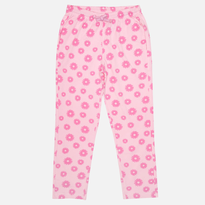 Girls Cotton Night Suit Set for Sleepwear, Lounge Comfort, Relaxed Nights and Everyday Home Wear - Pack of 1