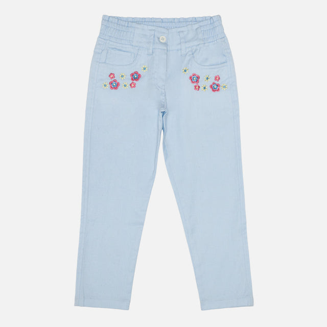 Girls Lycra Pant with Stretchable Comfort Fit for Casual Wear, Easy Movement and Regular Wardrobe Styling