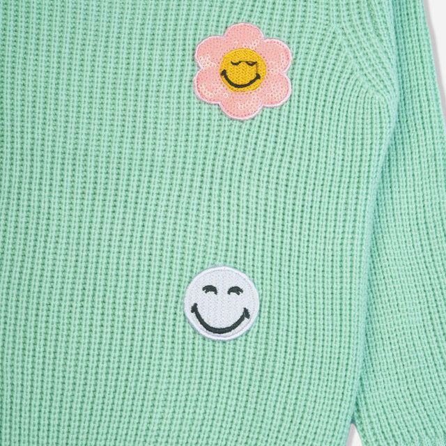 Girls Polyester Blend Round Neck Full Sleeves Sweater with Comfortable Winter Wear Styling and Regular Use