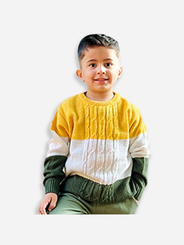 Boys Sweater Round Neck Full Sleeves - Bodycare
