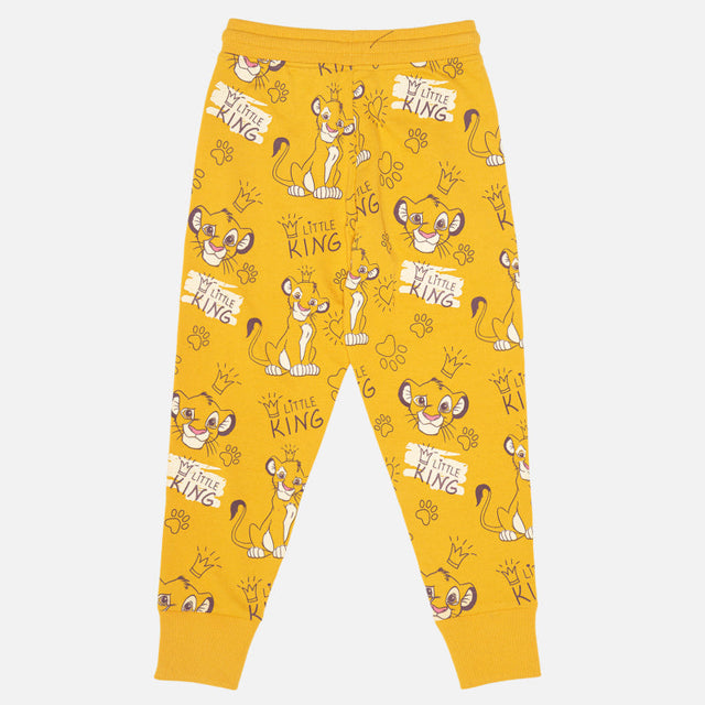 Boys Cotton Printed Track Pants Joggers with Soft Fit for Casual Wear, Pajama Comfort and Easy Movement - Pack of 1