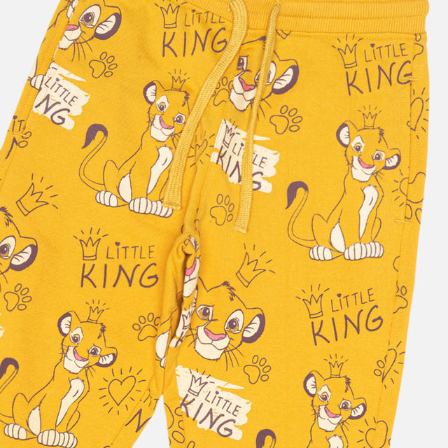 Boys Cotton Printed Track Pants Joggers with Soft Fit for Casual Wear, Pajama Comfort and Easy Movement - Pack of 1