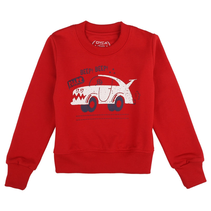 DYCA Boys Fleece Sweat Shirt Round Neck Full Sleeves