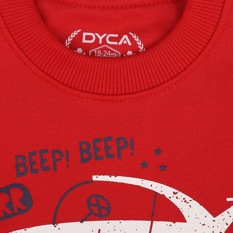 DYCA Boys Fleece Sweat Shirt Round Neck Full Sleeves