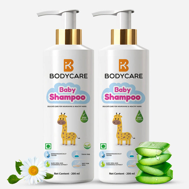 Baby Skin Care Range Combo Pack of 2 Shampoo 200ml Each - Bodycare