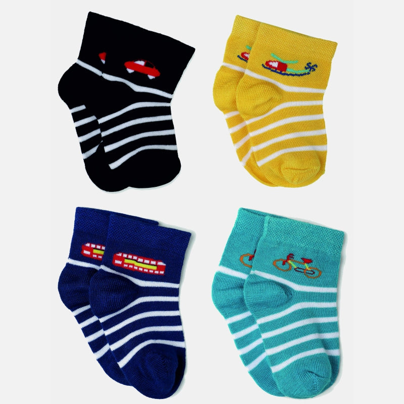 Bodycare Boys Socks Pack Of 4 - Multicolor