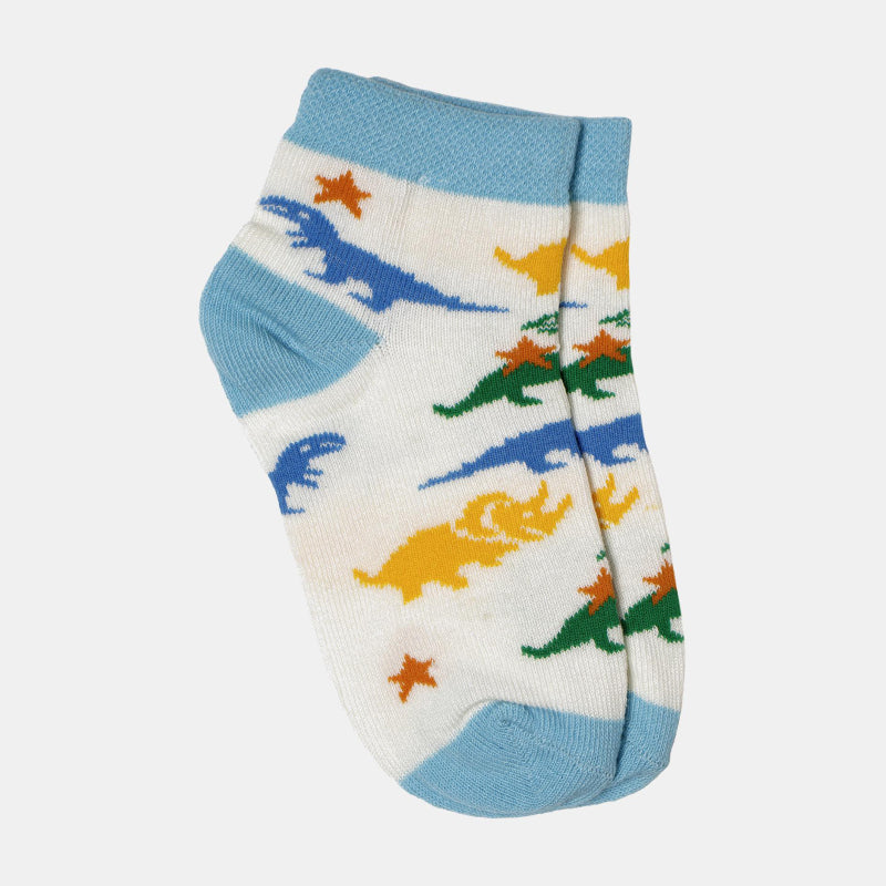 Bodycare Kids Ankle Length Socks Pack of 4 Cotton Soft Stretchable Comfortable Antibacterial Moisture Wicking Socks Sports Casual Use