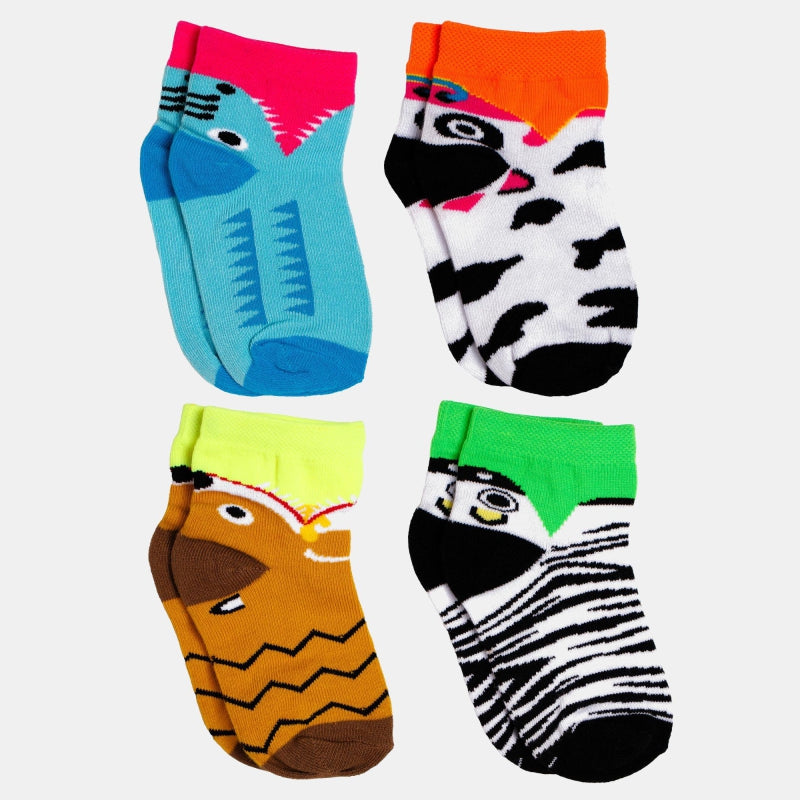 Bodycare Girls Ankle Length Socks Neon Orange