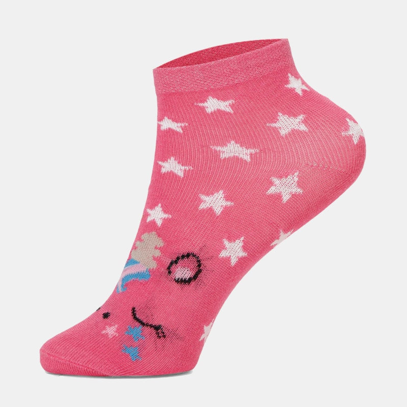 Bodycare Girls Ankle Length Socks Blue