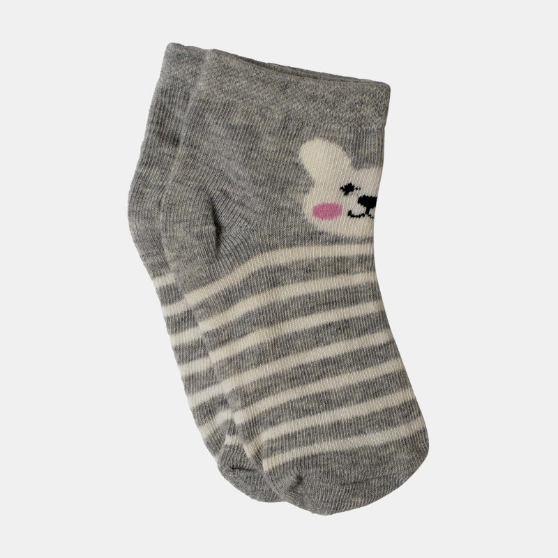 Bodycare Kids Ankle Length Socks Pack of 4 Cotton Soft Stretchable Comfortable Antibacterial Moisture Wicking Sports Casual Use