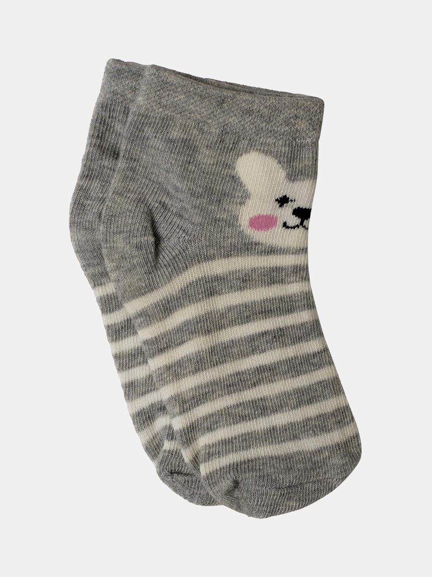 Bodycare Kids Ankle Length Socks Pack of 4 Cotton Soft Stretchable Comfortable Antibacterial Moisture Wicking Sports Casual Use