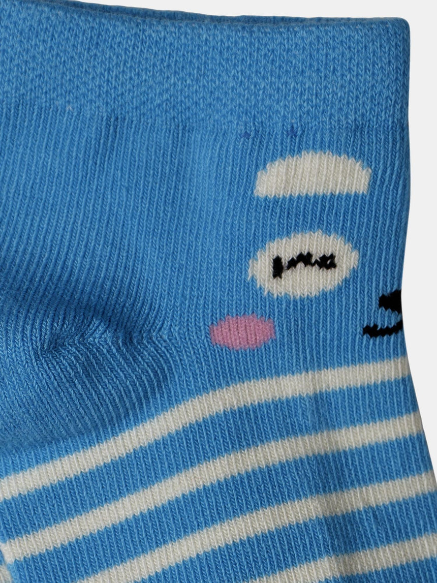 Bodycare Kids Ankle Length Socks Pack of 4 Cotton Soft Stretchable Comfortable Antibacterial Moisture Wicking Sports Casual Use