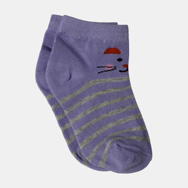 Girls Socks Antibacterial Pack of 4 - Bodycare