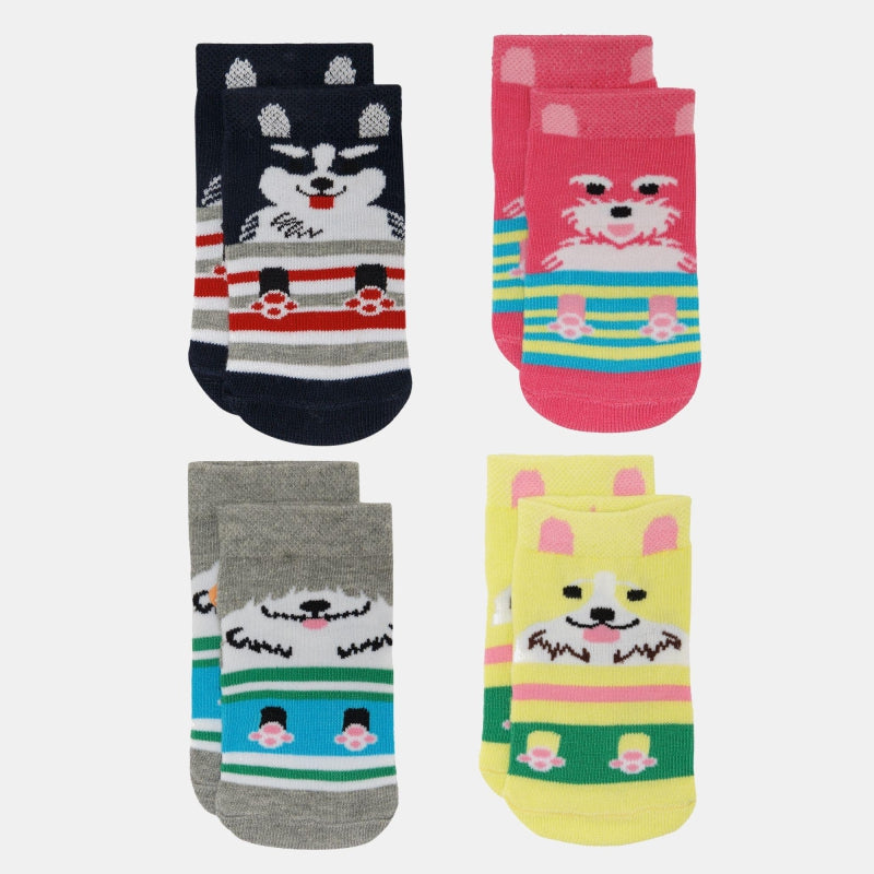 Bodycare Girls Ankle Length Socks Fuchsia