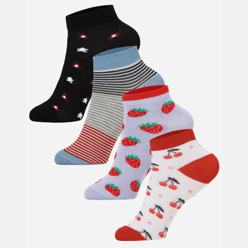 Bodycare Girls Ankle Length Socks White