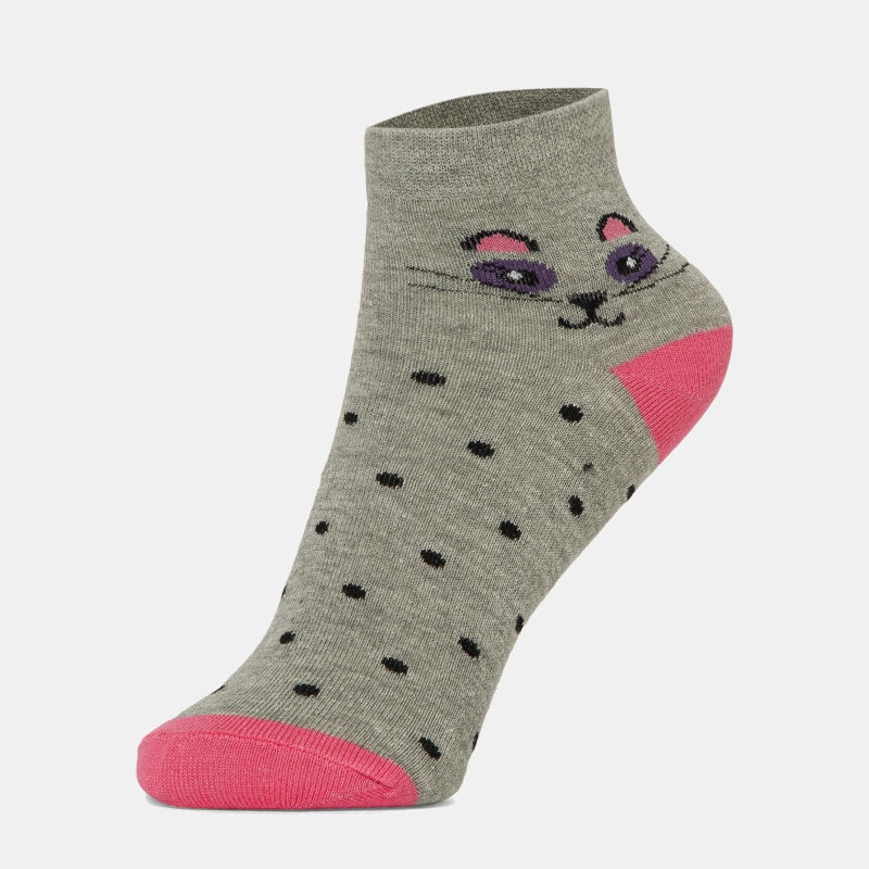 Bodycare Girls Ankle Length Socks Denim Blue