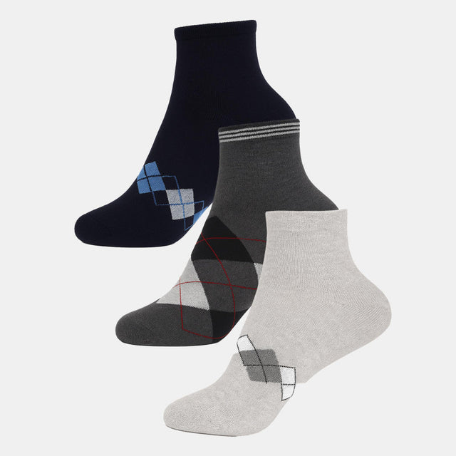 Men Cotton Blend Socks Pack of 3 - Bodycare