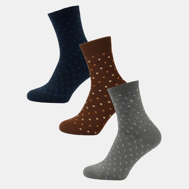 Men Cotton Blend Socks Pack of 3 - Bodycare