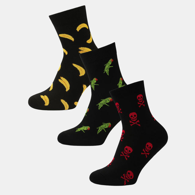 Men Cotton Blend Socks Pack of 3 - Bodycare