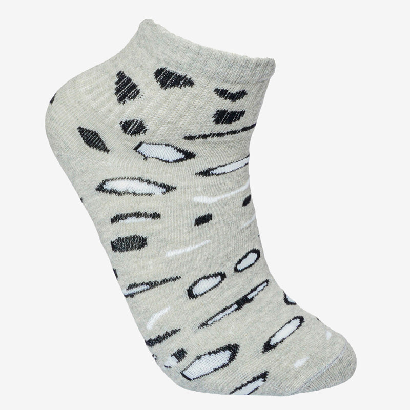 Bodycare Womens Ankle Length Printed Socks Pack Of 3