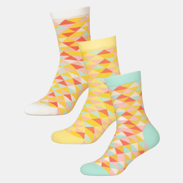 Women Cotton Blend Socks Pack of 3 - Bodycare