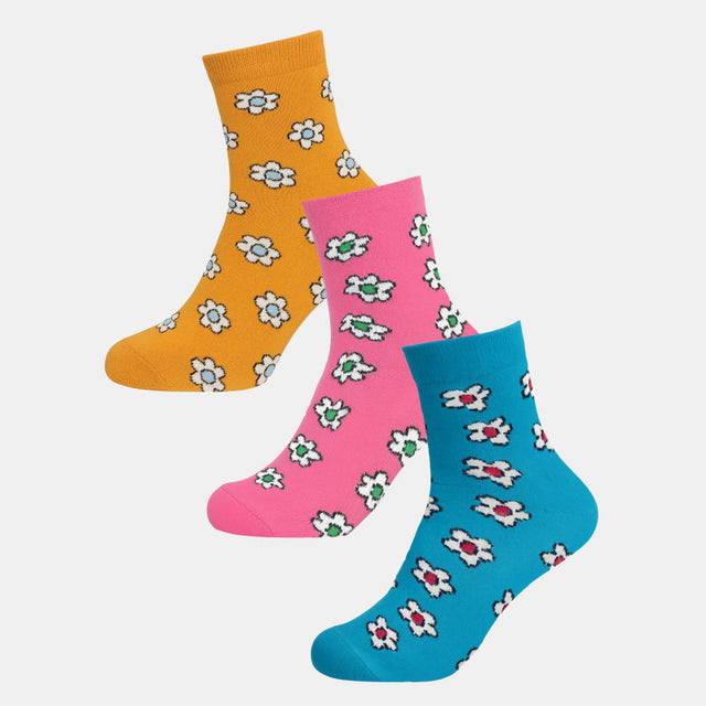 Women Cotton Blend Socks Pack of 3 - Bodycare
