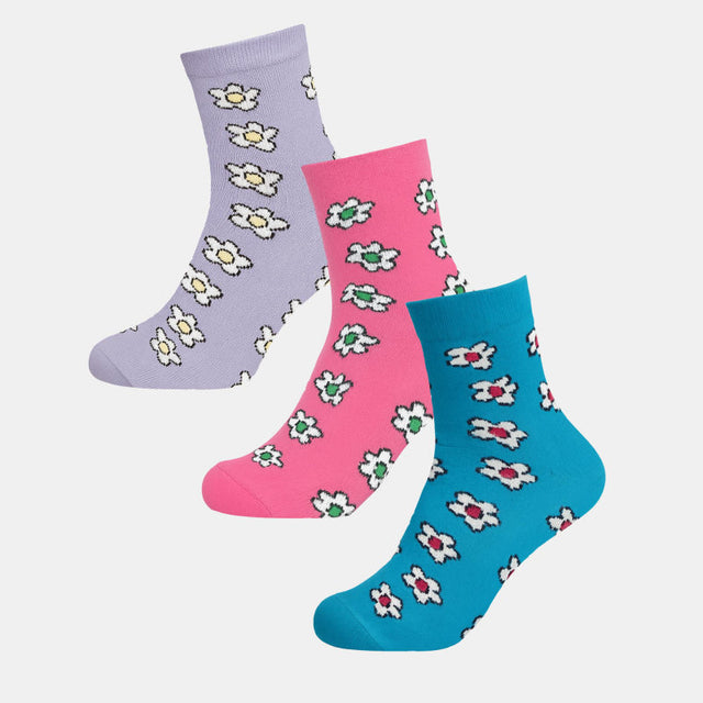 Women Cotton Blend Socks Pack of 3 - Bodycare