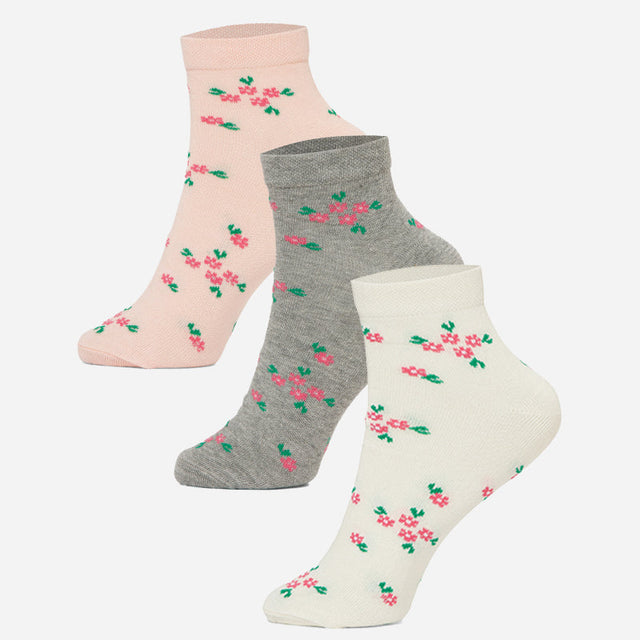 Women Cotton Blend Socks Pack of 3 - Bodycare