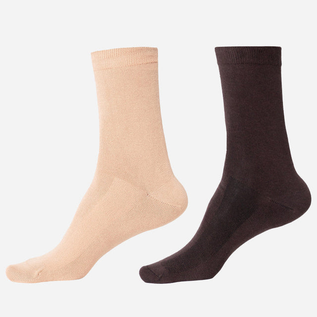 Men Diabetic Cotton Crew Length Socks Antibacterial Pack of 2 - Bodycare