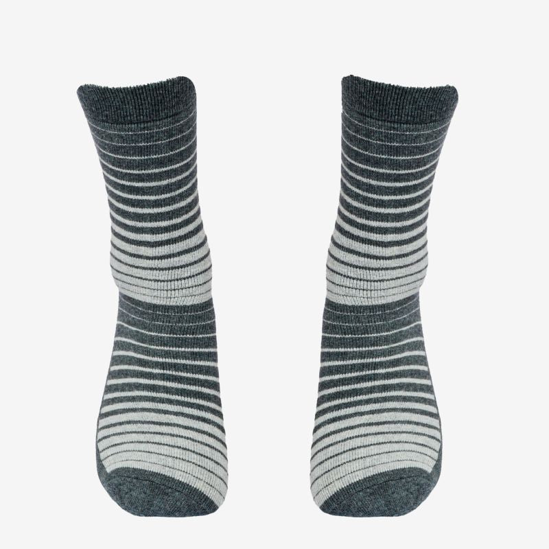 Bodycare Mens Mid Calf Length Striped Socks Pack Of 3