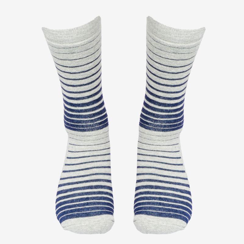 Bodycare Mens Mid Calf Length Striped Socks Pack Of 3
