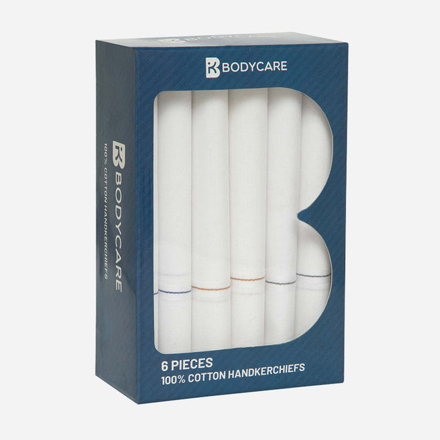 Men Cotton Handkerchief Pack of 6 - Bodycare